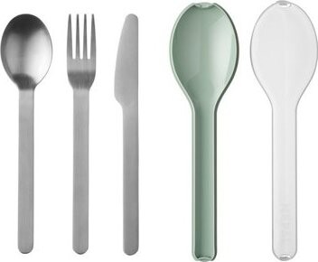 Mepal Súprava cestovných antikorových príborov Ellipse Nordic Sage