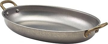 GENWARE Servírovací hrnec oválný, nerez Vintage, objem 1 l, výška 4 cm