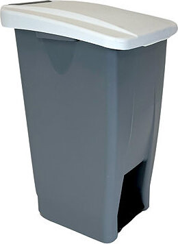 Denox Nášľapný odpadkový kôš GASTRO 60 l, biele veko, plastový s kolieskami