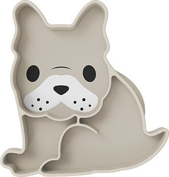 Melii Delený tanierik s prísavkou Luxe Buldoček