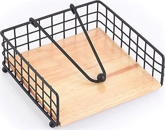 MSV Stojánek na ubrousky Elie, půlkruhový, matně černý