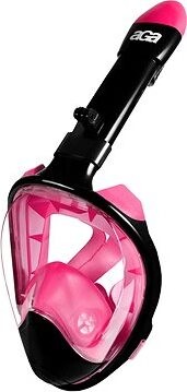 Aga Celoobličejová šnorchlovací maska S/M DS1121 černá/růžová