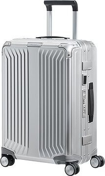 Samsonite Lite-Box Alu Spinner 55 cm strieborný