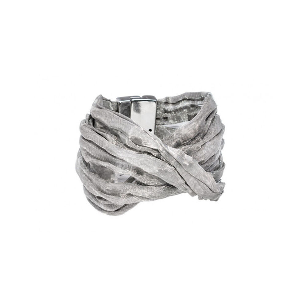 Dámsky prekrížený náramok zo sieťoviny s lesklým zapínaním 18419