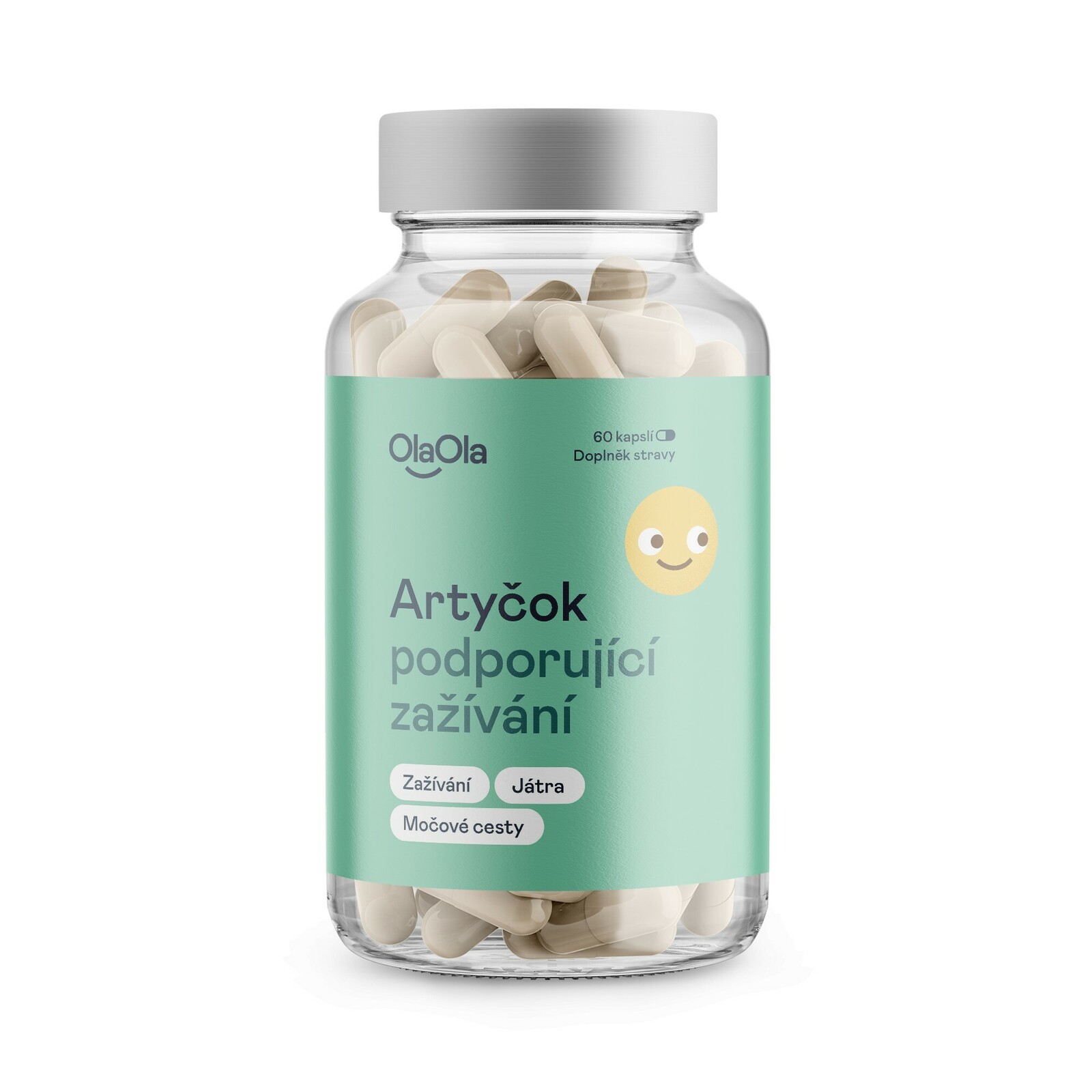 OlaOla Artičok podporujúci zažívanie 60 kapsúl