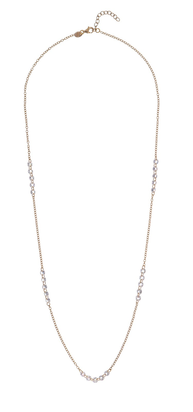 Alisia Luxusný pozlátený náhrdelník s čírymi zirkónmi AL5056.01.000