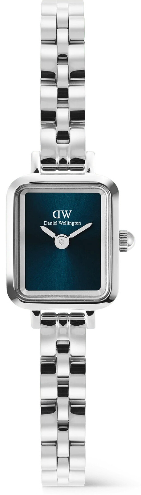 Daniel Wellington Quadro Mini 15.4x18.2 Arch 3-Link Arctic Sunray Silver DW00100846