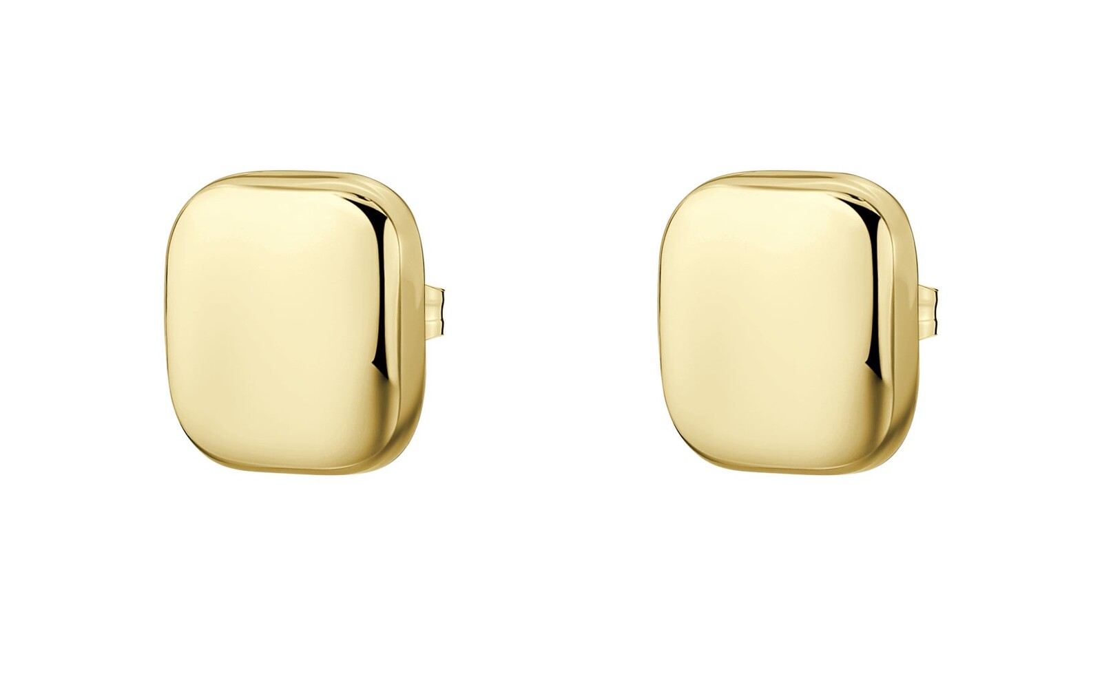 Brosway Moderné pozlátené náušnice kôstky Muse BUE22