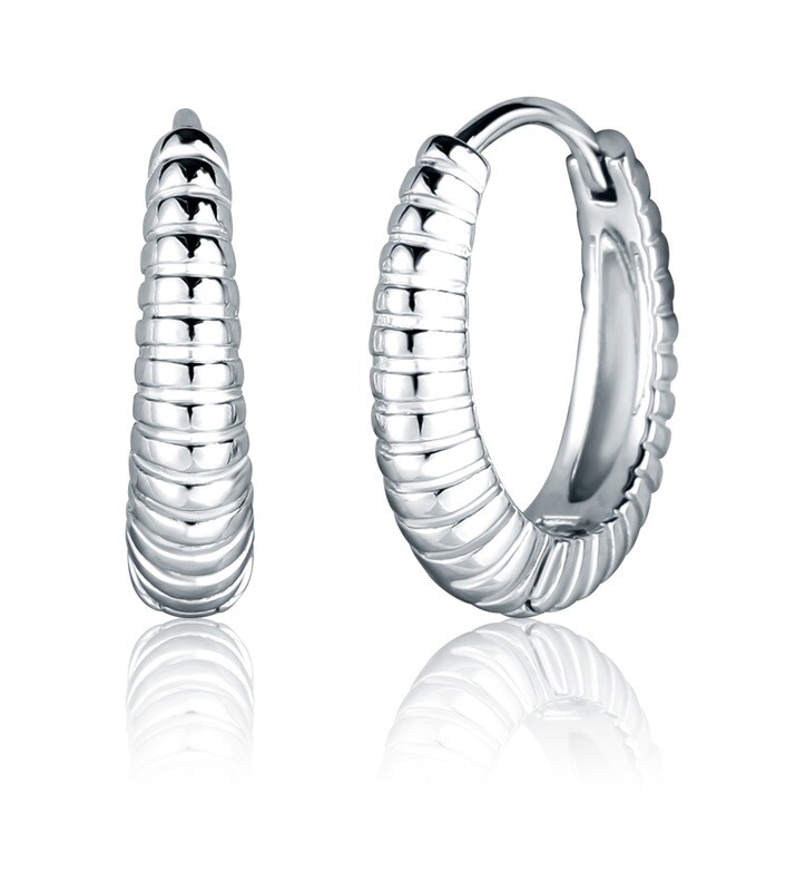 JVD Slušivé strieborné kruhy SVLE2405XK20000