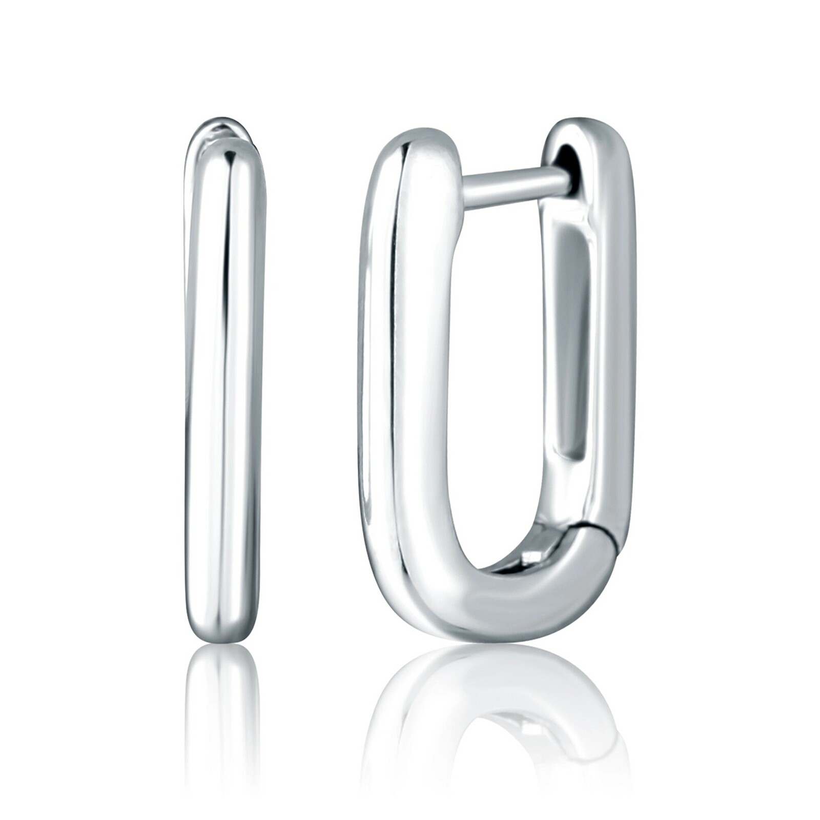 JVD Strieborné oválne náušnice pre ženy SVLE2878X610000