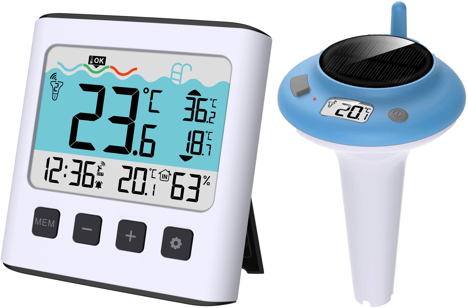 JVD Teplomer s vonkajším čidlom T777