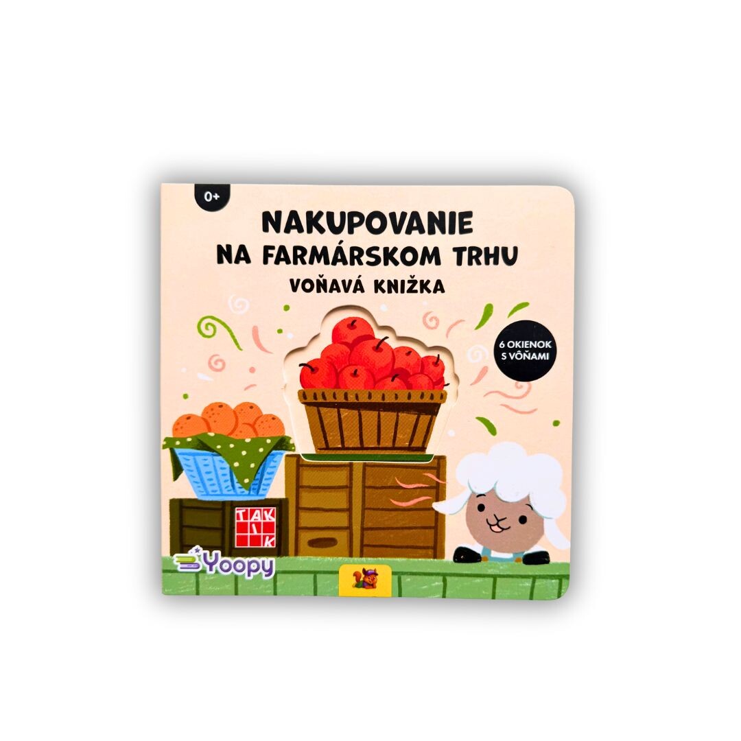 Nakupovanie na farmárskom trhu - voňavá knižka