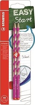 STABILO EASYgraph S R HB, ružová, 2 ks, Blister