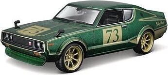 Maisto 1973 Nissan Skyline 2000GT-R (KPGC 110), Tokyo Mods, zelený