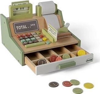 Dantoy Playful Wood pokladňa 17 ks