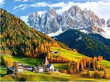 Castorland Puzzle Kostol svätej Magdalény, Dolomity 2000 dielikov