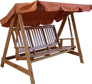 ROJAPLAST Záhradná hojdačka pre 3 osoby LUISA