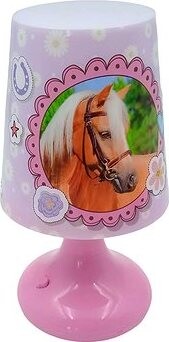 Excellent Stolná LED lampička fialková – Kôň