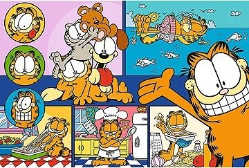 TREFL Puzzle Lenivý Garfield 100 dielikov