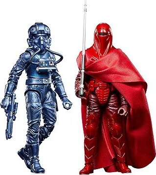 Star Wars Episode VI Black Series Carbonized – Emperor's Royal Guard & TIE Fighter Pilot – figúrky