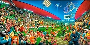 CASTORLAND Art Collection: Futbalové majstrovstvá 4000 dielikov