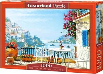 CASTORLAND Puzzle Víno pre dvoch 1000 dielikov