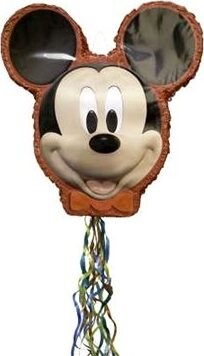Piňata Myšiak Mickey Mouse – 51 × 46,5 × 8 cm – ťahacia