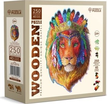 WOODEN CITY drevené puzzle - Mystický lev 250 dielikov