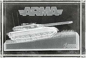 Arma T-100X Tank 3D Glass Model – figúrka