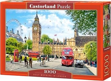 CASTORLAND Puzzle Rušné londýnske ráno 1000 dielikov
