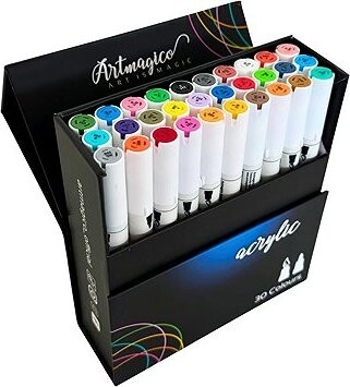 Artmagico Duojoy akrylové, se dvěma hroty, 30 barev