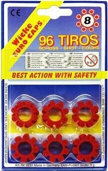 Gonher Kapslíky do revolvera a pištole “8“ 96 ks