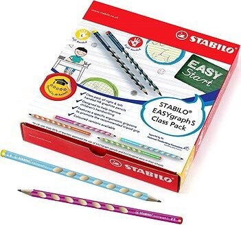 STABILO EASYgraph S – 48 ks, HB, v rôznych farbách