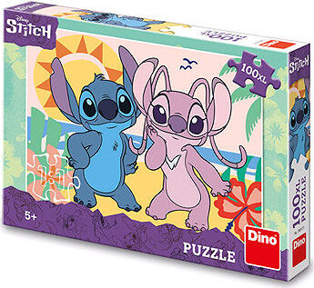 Dino Stitch na pláži XL