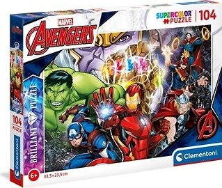 Clementoni Briliant puzzle Marvel: Avengers 104 dielikov