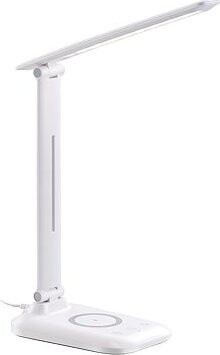 IMMAX LUMI LED s Qi bezdrôtovým nabíjaním, biela