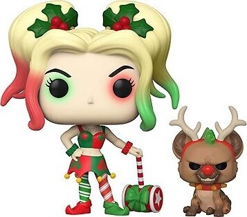 Funko POP! DC Holiday – Harley Quinn with Helper