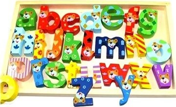 Pronett Drevená vzdelávacia tabuľka – písmená