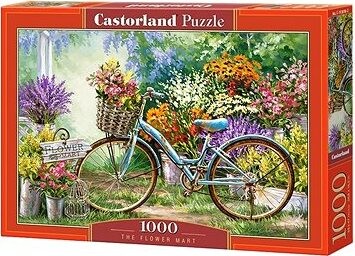 CASTORLAND Puzzle Kvetinový trh 1000 dielikov