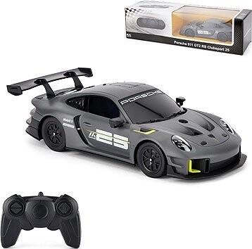 CMJ Porsche 911 GT2 RS Clubsport 25, 1 : 24, licencované diaľkovo ovládané auto, sivé