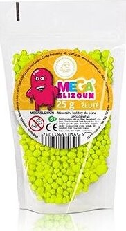 MEGABUBLINA Megaslizoun - minerální kuličky do slizu - žluté - 25 g