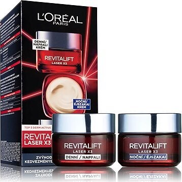 ĽORÉAL PARIS Revitalift Laser X3 Duopack, 2× 50 ml
