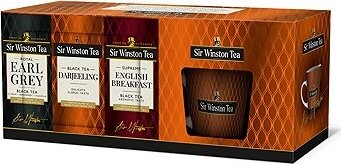 Teekanne On-pack Sir Winston Black Tea 3 × 20 sáčkov + hrnček