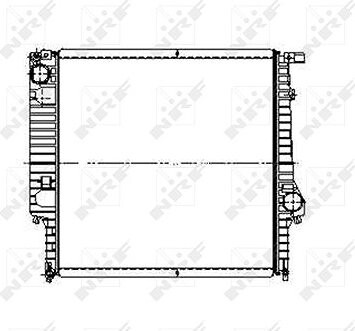 NRF Chladič, chladenie motora 509626