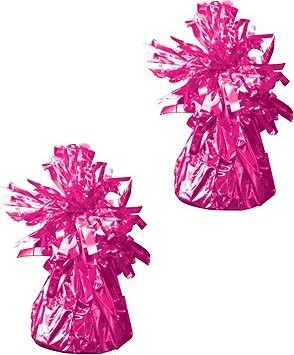 FOLAT Závaží - těžítko na balonky, magenta, 160 g, 2 ks