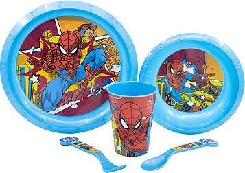 Spiderman Midnight - jídelní sada, 5 ks