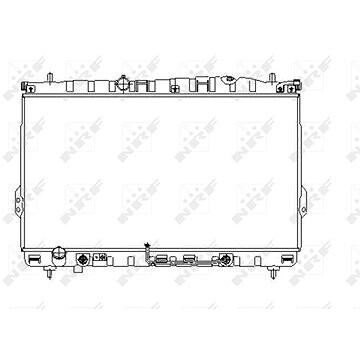 NRF Chladič, chladenie motora 53354
