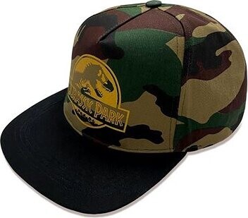 Jurassic Park: Gold Logo Camo – snapback šiltovka
