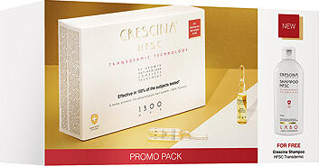 CRESCINA Starostlivosť na podporu rastu vlasov a proti vypadávaniu vlasov 1 300 20 × 3,5 ml + šampón