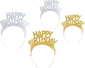 Funny Fashion Čelenka Happy birthday 4 ks